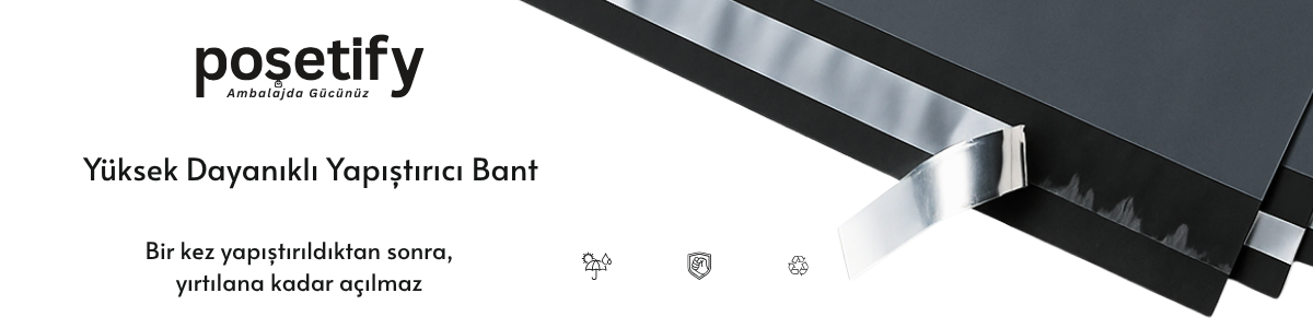 Cepli Kargo Poşeti 22x30x5 cm | Gri | Yapışkan Bantlı | 80 Mikron