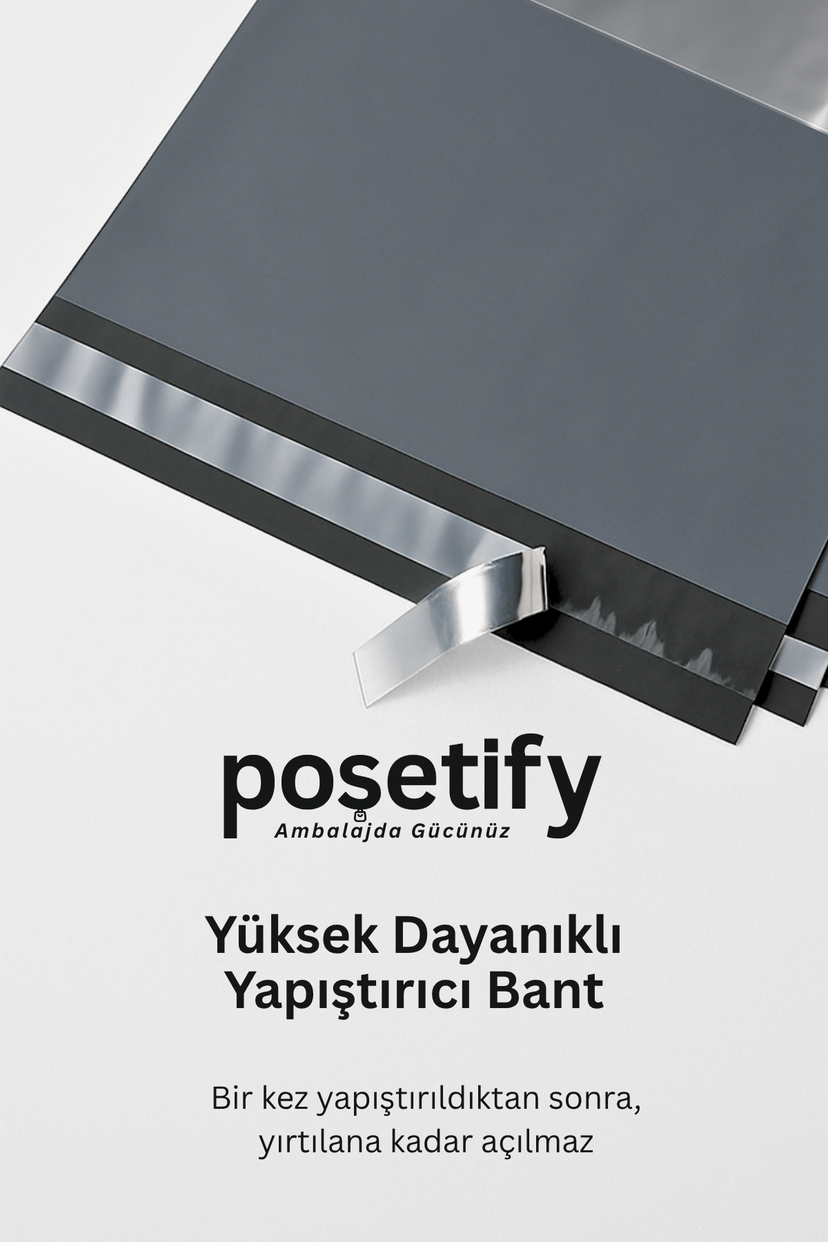 Poşetify 45×55+5 cm Dayanıklı, Yırtılmaz, Su Geçirmez Cepli Kargo Poşeti Poşetify 45×55+5 cm Dayanıklı, Yırtılmaz, Su Geçirmez Cepli Kargo Poşeti