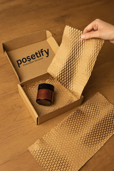 Petek Dolgu Ambalaj Kağıdı | Esnek Kraft Paketleme ve Koruyucu Dolgu Kağıdı 50 cm