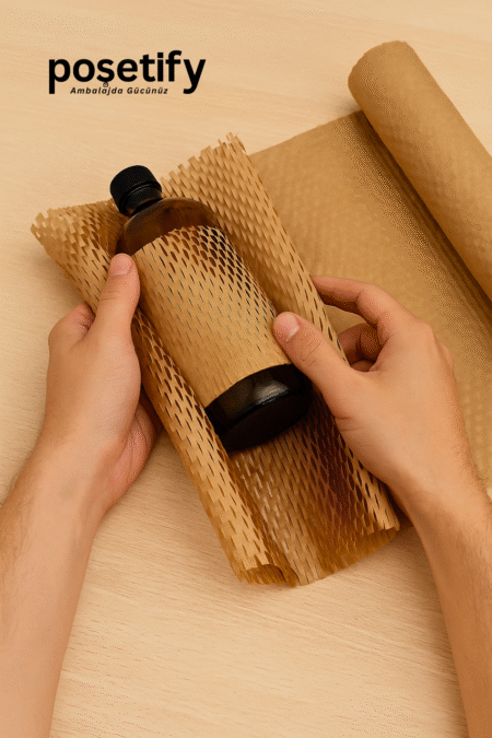 Petek Dolgu Ambalaj Kağıdı | Esnek Kraft Paketleme ve Koruyucu Dolgu Kağıdı 50 cm