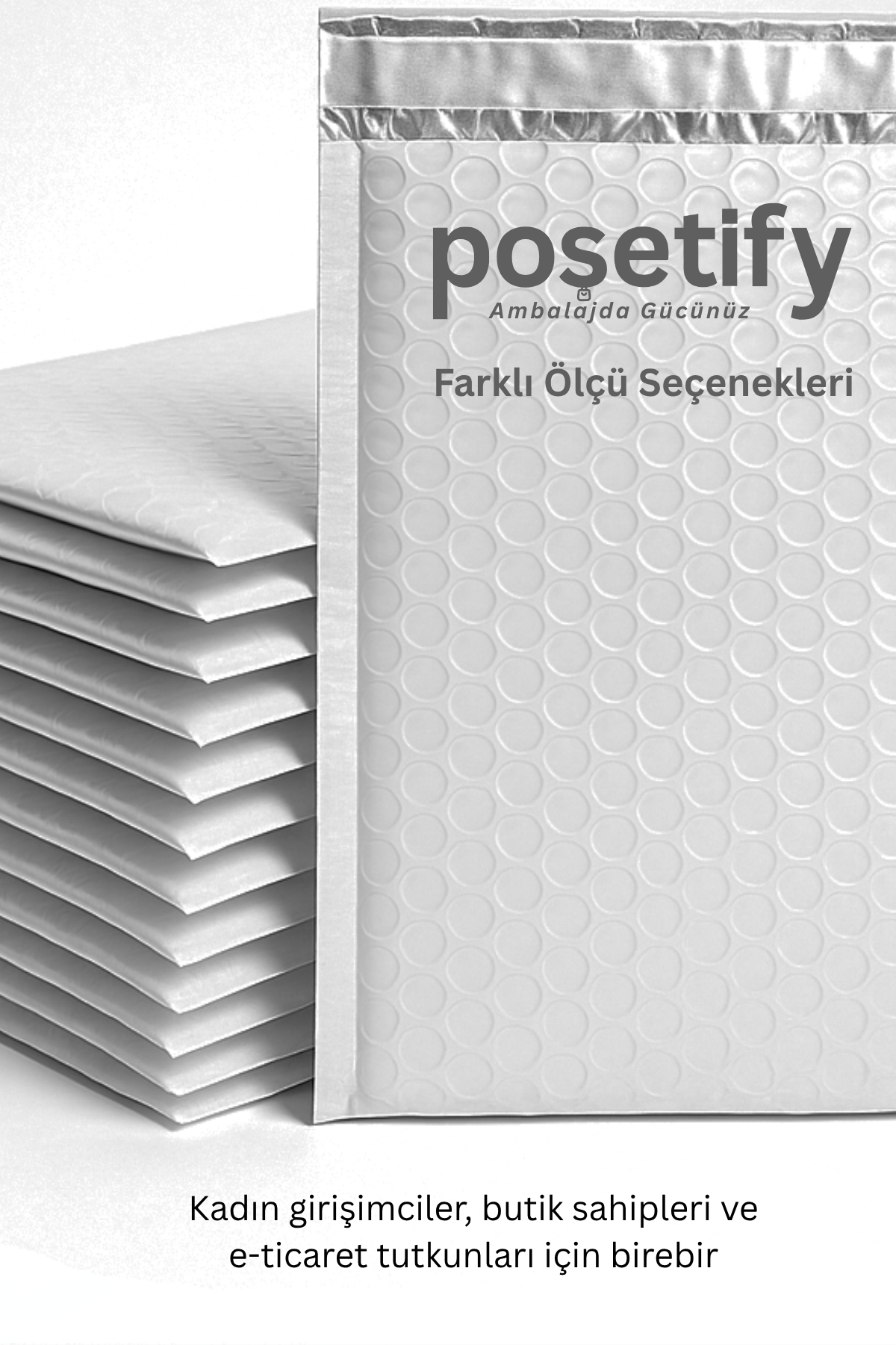 Poşetify Balonlu Beyaz Kargo Poşeti 15×20+5 cm | 140 gr Bantlı Patpatlı Kargo Poşeti | Beyaz E-Ticaret Poşeti Poşetify Balonlu Beyaz Kargo Poşeti 15x20+5 cm | 140 gr Bantlı Patpatlı Kargo Poşeti | Beyaz E-Ticaret Poşeti