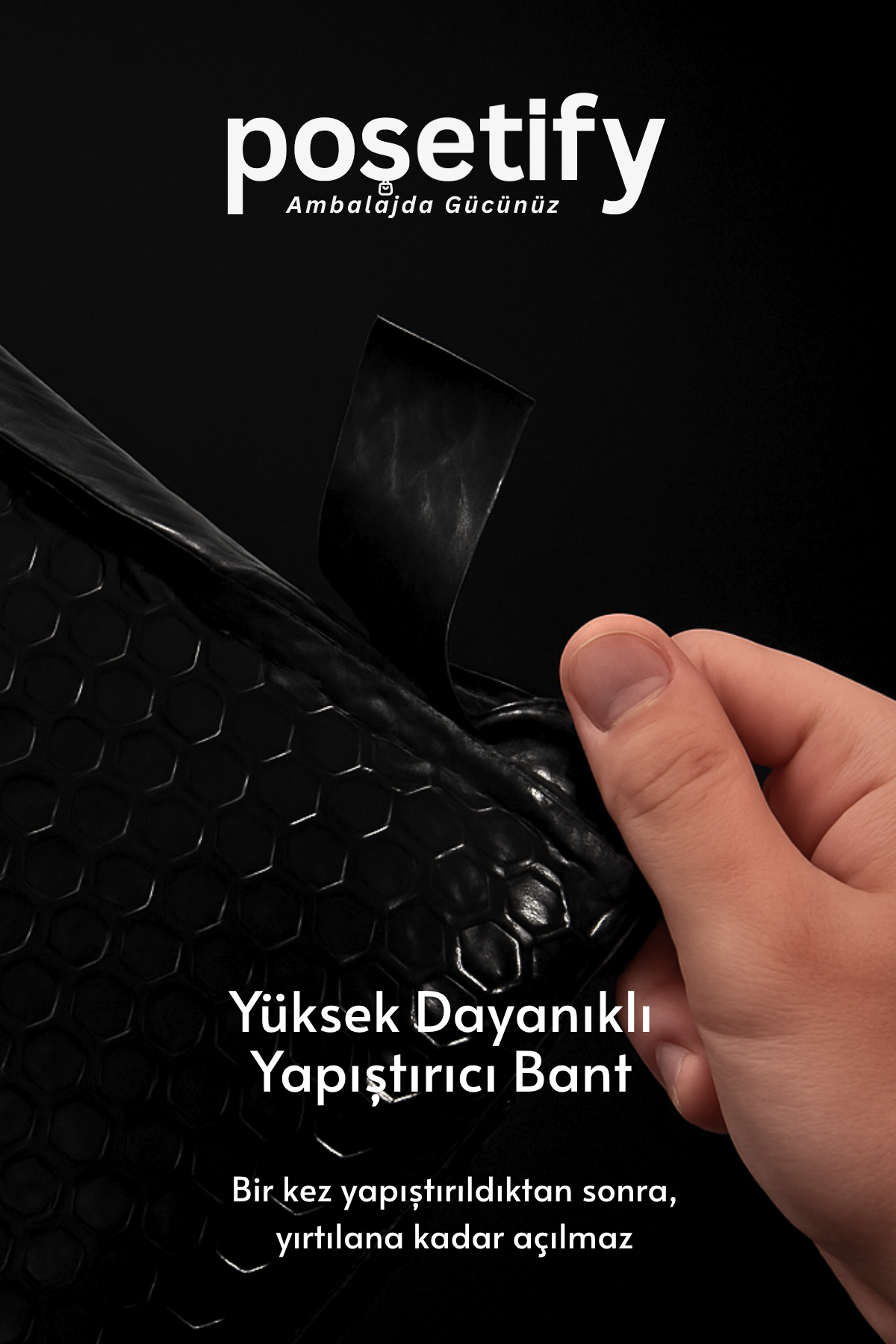 Poşetify Balonlu Siyah Kargo Poşeti 10×15+5 cm | 140 gr Bantlı Patpatlı Kargo Poşeti | Siyah E-Ticaret Poşeti Poşetify Balonlu Siyah Kargo Poşeti 10x15+5 cm | 140 gr Bantlı Patpatlı Kargo Poşeti | Siyah E-Ticaret Poşeti