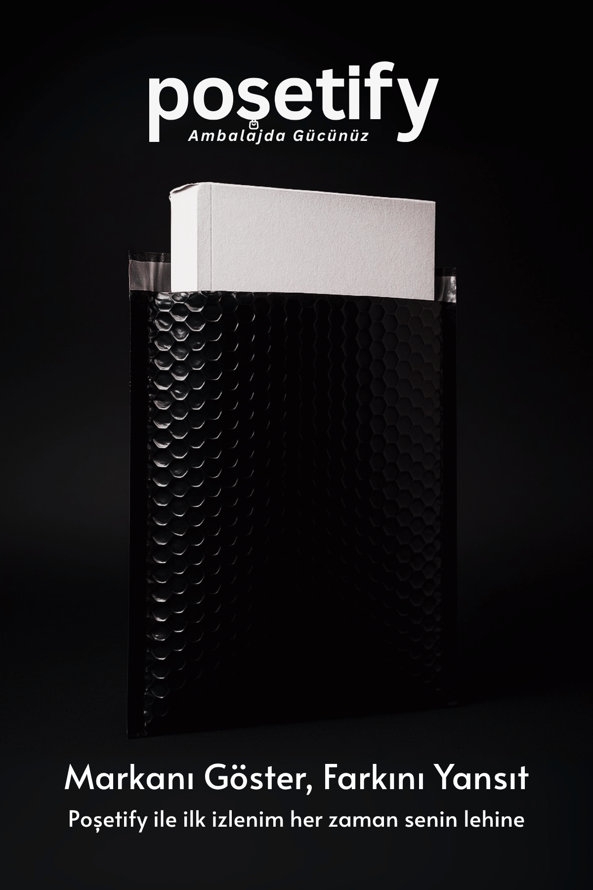 Poşetify Balonlu Siyah Kargo Poşeti 25×30+5 cm | 140 gr Bantlı Patpatlı Kargo Poşeti | Siyah E-Ticaret Poşeti Poşetify Balonlu Siyah Kargo Poşeti 25x30+5 cm | 140 gr Bantlı Patpatlı Kargo Poşeti | Siyah E-Ticaret Poşeti