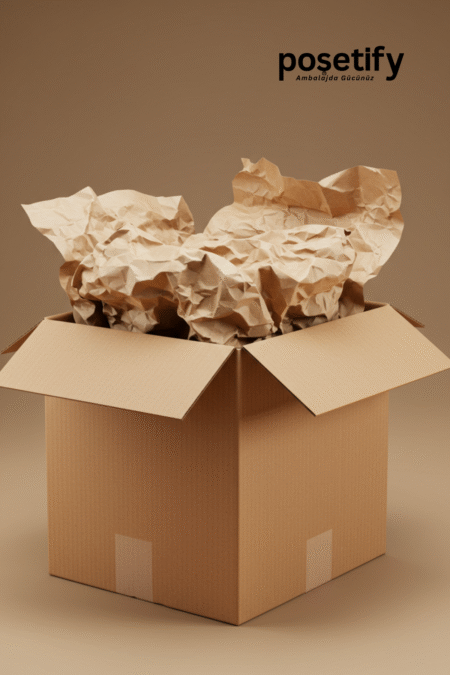 Poşetify Düz Kraft Paketleme Kağıdı | 70x100 cm | Çok Amaçlı Ambalaj Kâğıdı