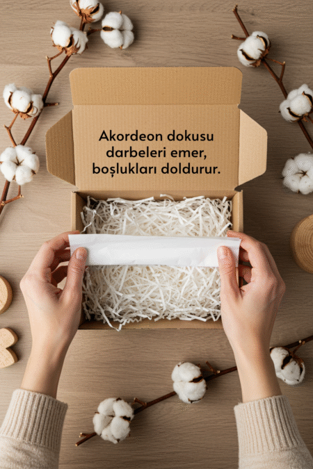 Poşetify Premium Kırpık Kâğıt Dolgu | Beyaz | Estetik Ambalaj | Koruyucu Paketleme Kâğıdı
