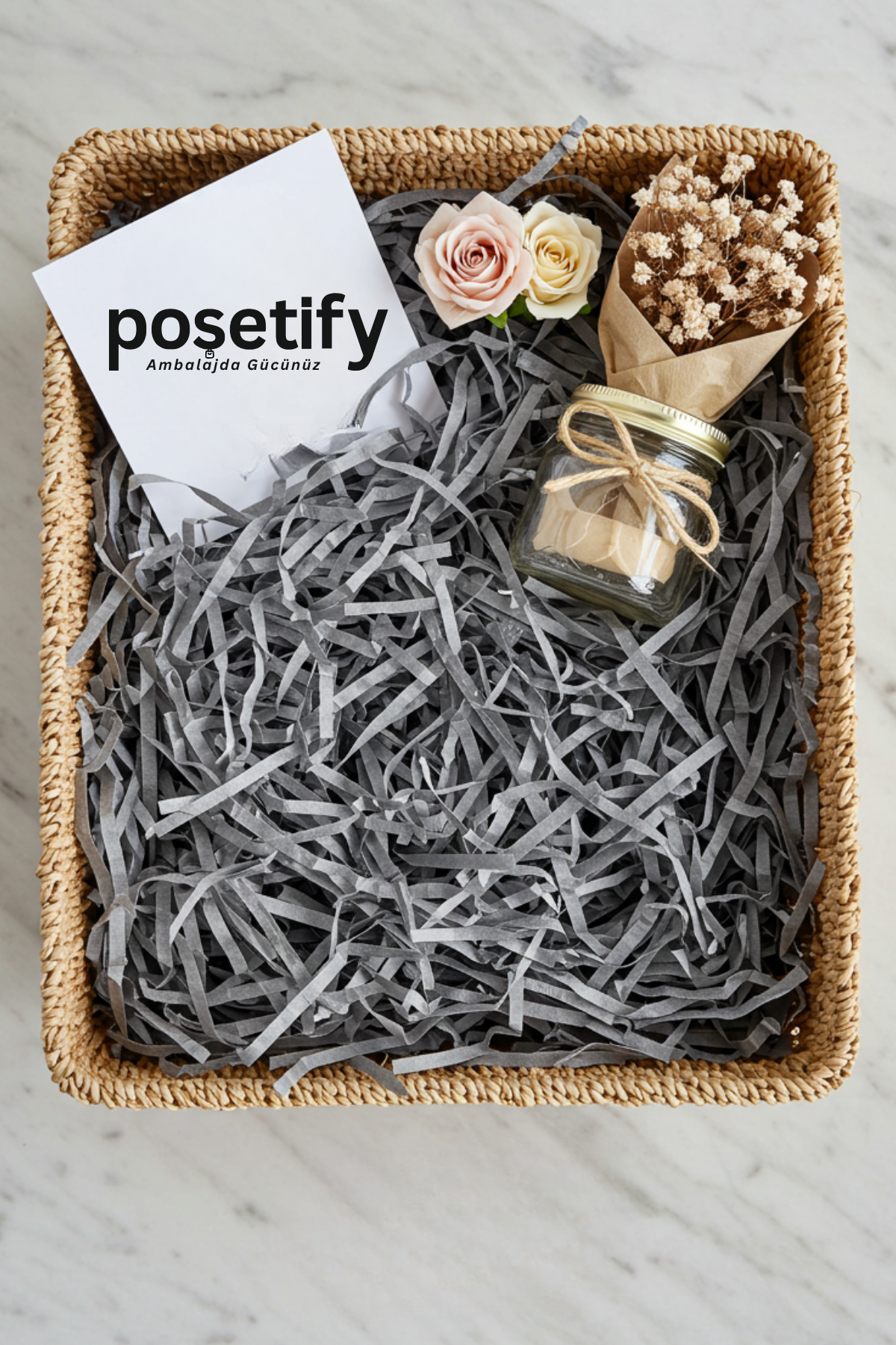 Poşetify Premium Kırpık Kâğıt Dolgu | Gri Renk | Estetik Ambalaj | Koruyucu Paketleme Kâğıdı Poşetify Premium Kırpık Kâğıt Dolgu | Gri Renk | Estetik Ambalaj | Koruyucu Paketleme Kâğıdı