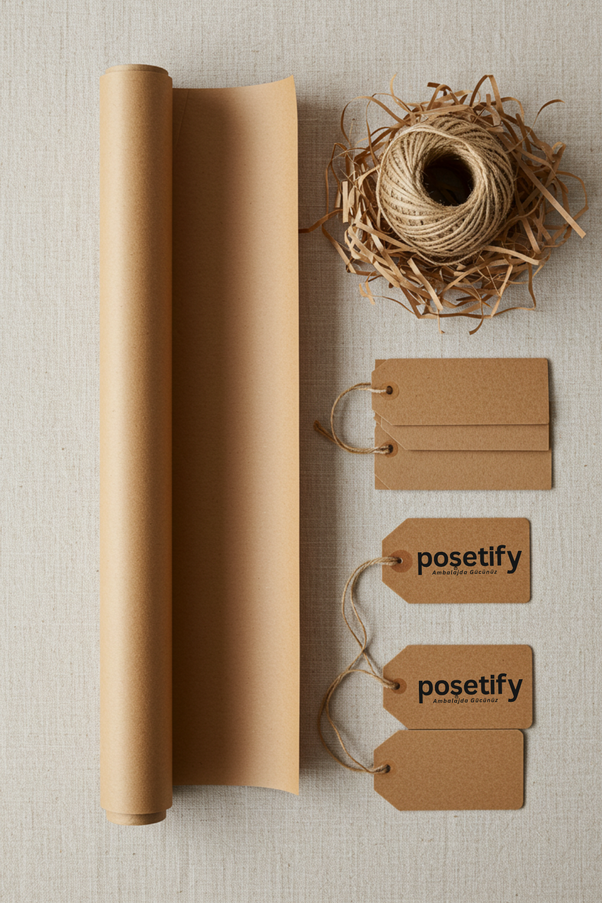 Poşetify Premium Kırpık Kâğıt Dolgu | Kraft Renk | Estetik Ambalaj | Koruyucu Paketleme Kâğıdı Poşetify Premium Kırpık Kâğıt Dolgu | Kraft Renk | Estetik Ambalaj | Koruyucu Paketleme Kâğıdı