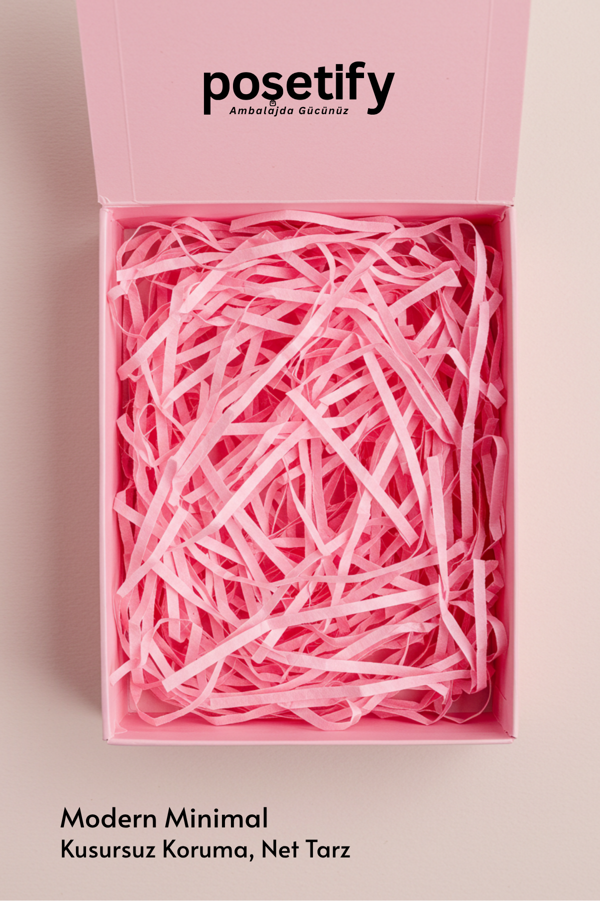 Poşetify Premium Kırpık Kâğıt Dolgu | Pembe Renk | Estetik Ambalaj | Koruyucu Paketleme Kâğıdı Poşetify Premium Kırpık Kâğıt Dolgu | Pembe Renk | Estetik Ambalaj | Koruyucu Paketleme Kâğıdı