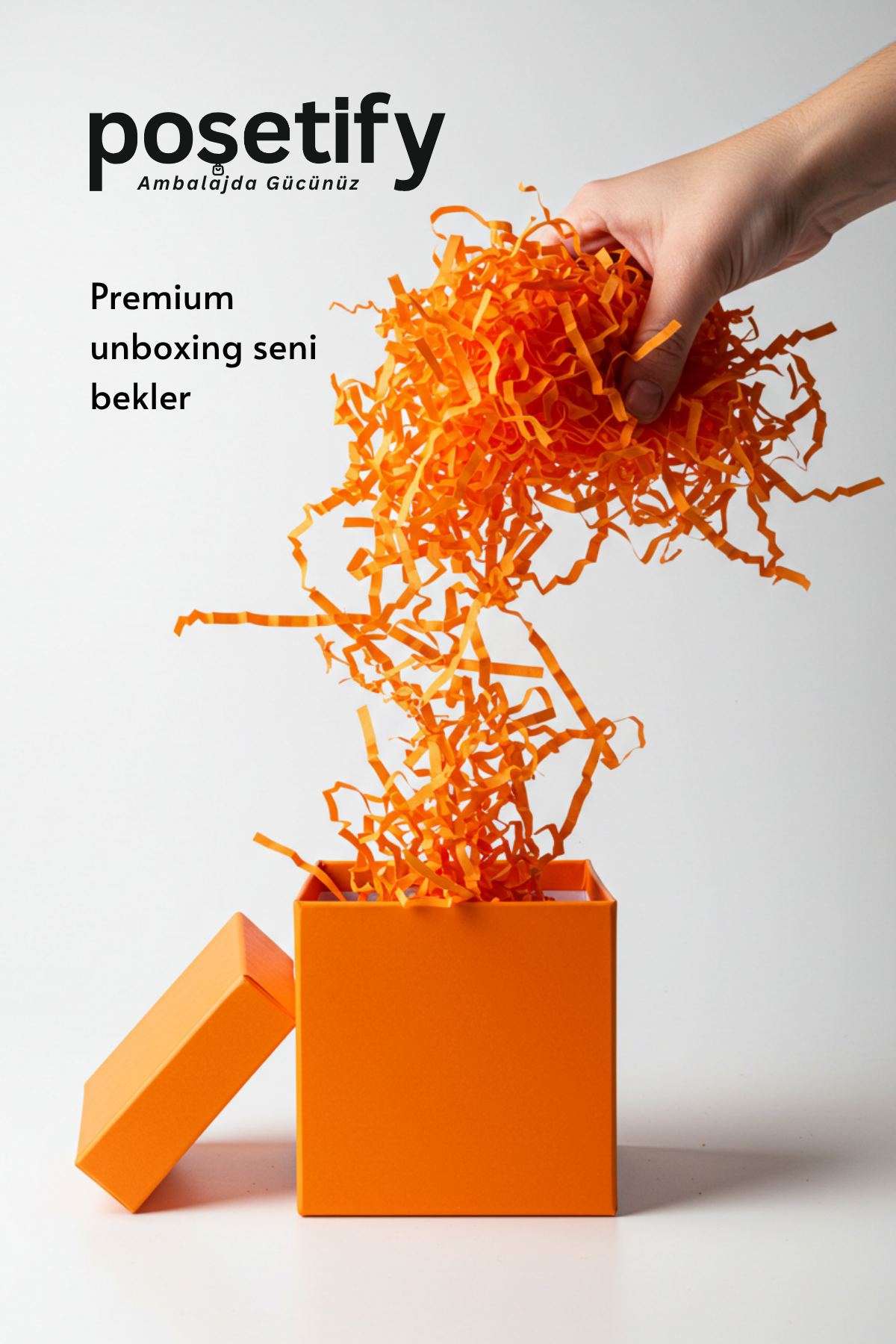 Poşetify Premium Kırpık Kâğıt Dolgu | Turuncu Renk | Estetik Ambalaj | Koruyucu Paketleme Kâğıdı Poşetify Premium Kırpık Kâğıt Dolgu | Turuncu Renk | Estetik Ambalaj | Koruyucu Paketleme Kâğıdı