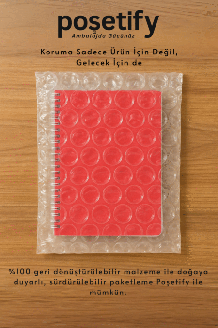 Poşetify Premium Büyük Balonlu Şeffaf Torba 14x22+12 cm Koruyucu Ambalaj Poşeti