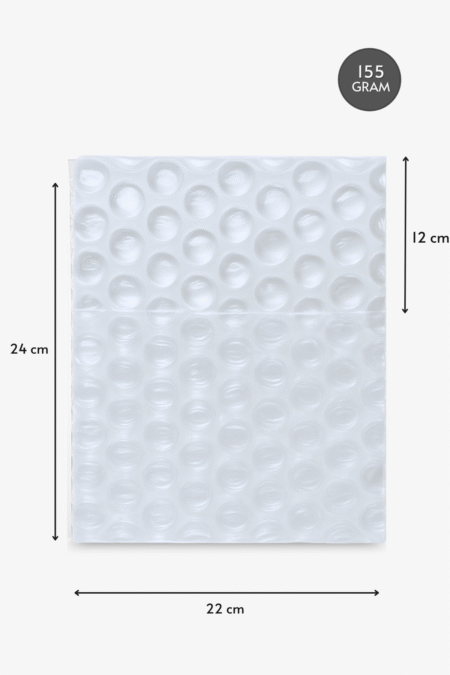 Poşetify Premium Büyük Balonlu Şeffaf Torba 22×24+12 cm Koruyucu Ambalaj Poşeti