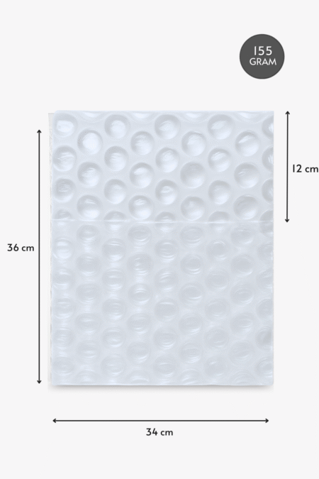 Poşetify Premium Büyük Balonlu Şeffaf Torba 34x36+12 cm Koruyucu Ambalaj Poşeti