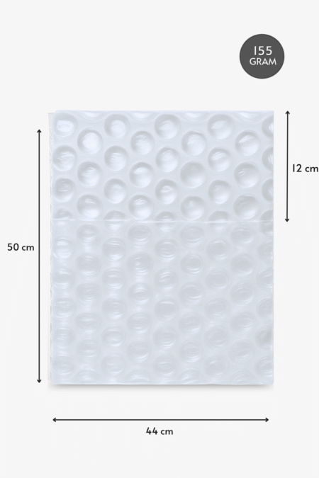 Poşetify Premium Büyük Balonlu Şeffaf Torba 44x50+12 cm Koruyucu Ambalaj Poşeti