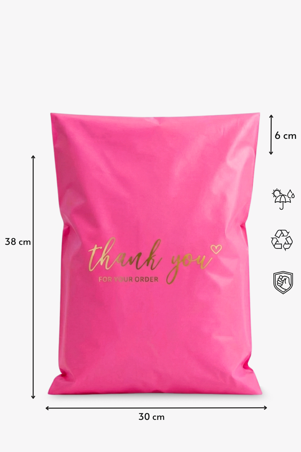 Premium Renkli Kargo Poşeti 30x38x6 cm | Yapışkan Bantlı | 100 Mikron Premium Renkli Kargo Poşeti 30x38x6 cm | Yapışkan Bantlı | 100 Mikron