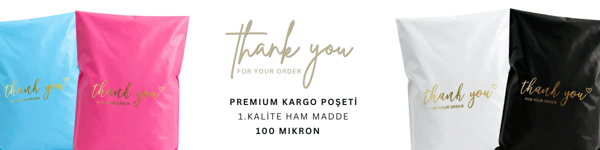 Premium Renkli Kargo Poşeti Seti 30x38x6 cm | Yapışkan Bantlı | 100 Mikron | Renk Seti | 1. Kalite