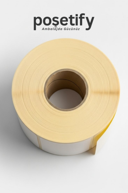 Termal Etiket 150X100 mm | 500 Sarım Yapışkanlı | Rulo Kargo Barkod Etiketi